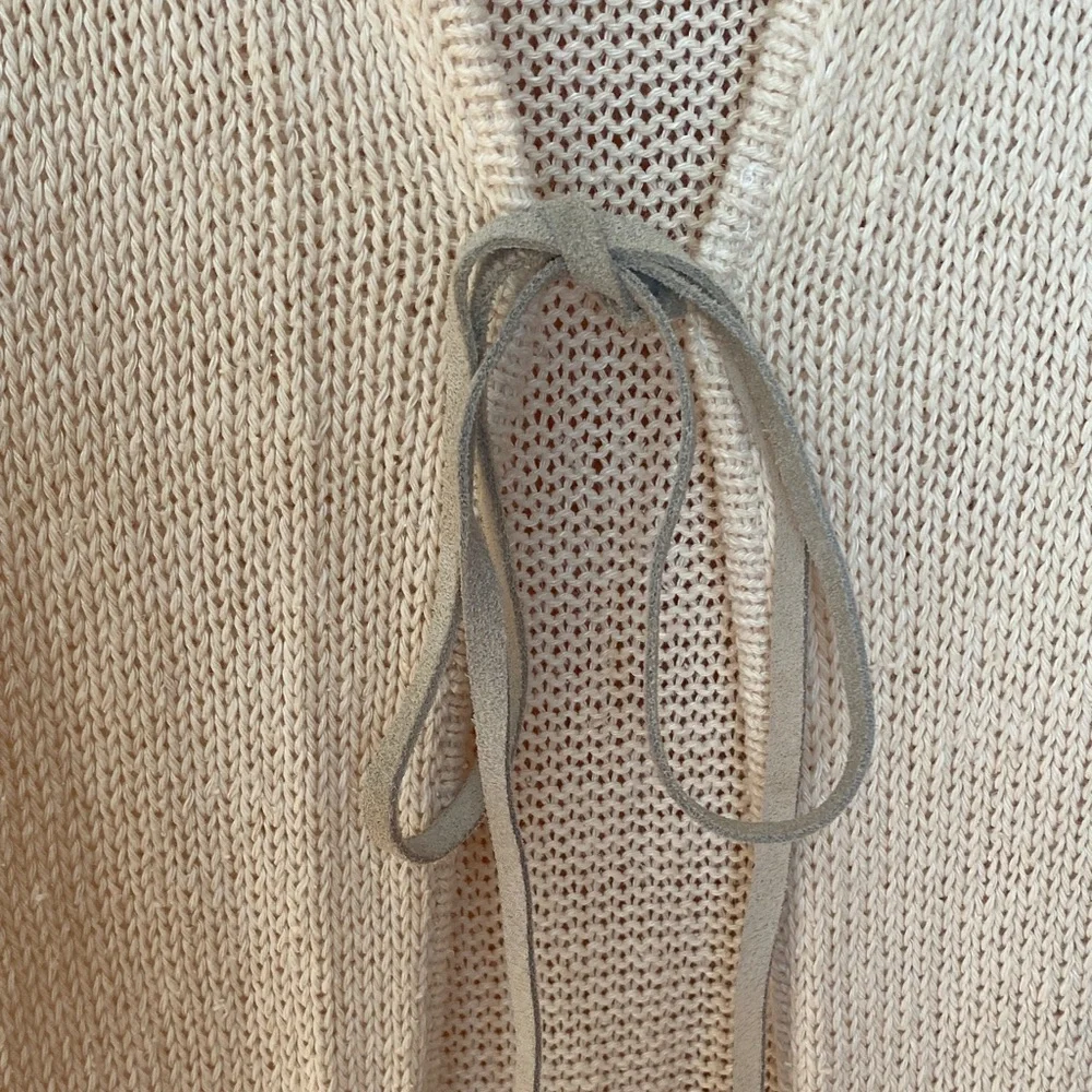 Vintage Moda International Cream Knit Sweater - Picture 5 of 6